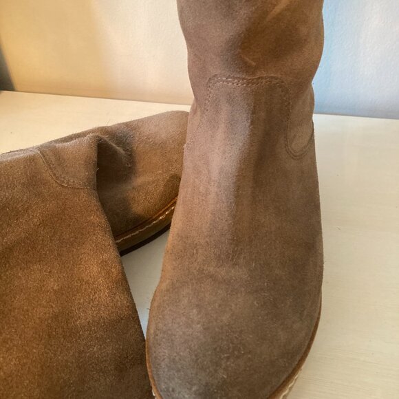 BOEMOS Grey Soft Leather Boots - EUC - Picture 12 of 12